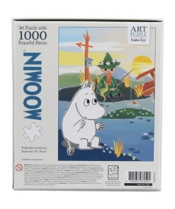 Pussel 1000 bitar Art Puzzle Moomin On Bridge