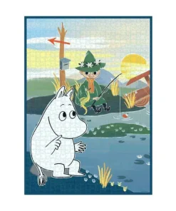 Pussel 1000 bitar Art Puzzle Moomin On Bridge
