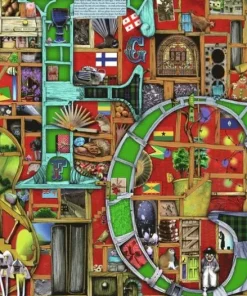 Pussel 1000 bitar Awesome Alphabet F&G