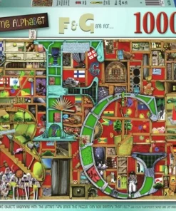 Pussel 1000 bitar Awesome Alphabet F&G