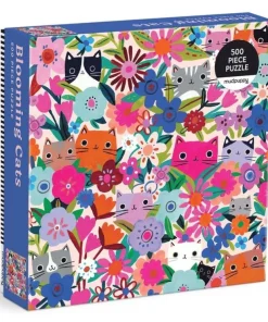 Pussel 500 bitar Blooming Cats