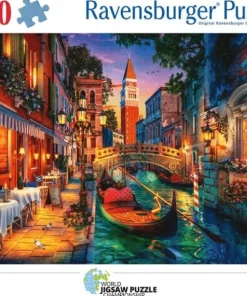 Pussel 1000 bitar Canal Cruise In Venice