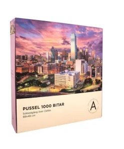 Pussel 1000 bitar Dallas i solnedgång
