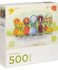 Pussel 500 bitar Elsa Beskow Blomsterflickorna