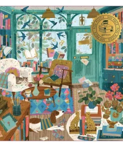 Pussel 500 bitar folierade Bookshop Afternoon