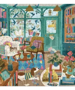 Pussel 500 bitar folierade Bookshop Afternoon