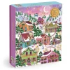 Pussel 1000 bitar folierade Snowcap Village