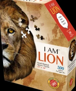 Pussel 300 bitar Head Shaped - I am Lion