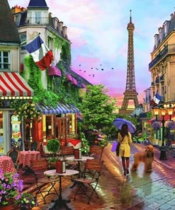 Pussel 1000 bitar High Quality Collection - Flowers In Paris