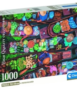 Pussel 1000 bitar High Quality Collection - Thai Floating Market