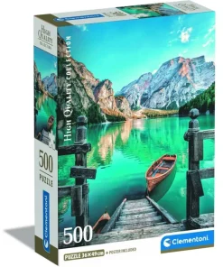 Pussel 500 bitar High Quality Collection - Braies Lake