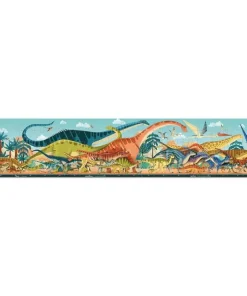Pussel 100 bitar i väska : Dinosaurier