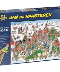 Pussel 5000 bitar Jan van Haasteren - Santa's village