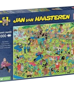 Pussel 1000 bitar Jan van Haasteren - Dog Parkour