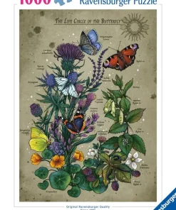 Pussel 1000 bitar Lifecircle Butterfly