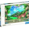 Pussel 3000 bitar Lush Terrace on Lake High Quality Collection