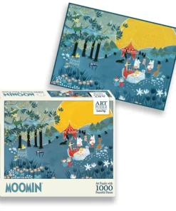 Pussel 1000 bitar Moomin Art Puzzle blå