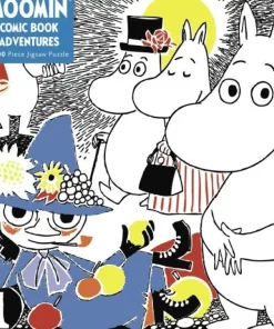 Pussel 1000 bitar Moomin: Comic Strip, Book One