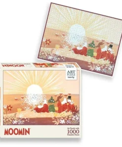 Pussel 1000 bitar Mumin Art Puzzle röd