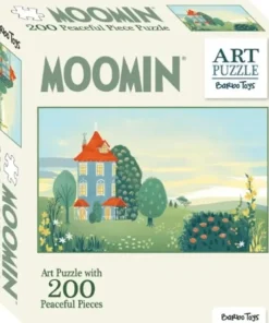 Pussel 200 bitar Mumin Art Puzzle grön