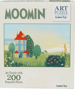 Pussel 200 bitar Mumin Art Puzzle grön