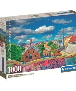 Pussel 1000 bitar Park Güell Barcelona