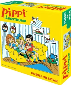 Pussel 48 bitar Pippi Långstrump