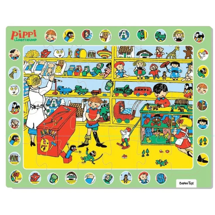 Pussel 24 bitar Pippi sakletare
