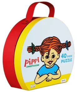 Pussel 40 bitar Pippi väska