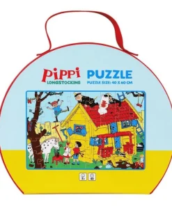 Pussel 40 bitar Pippi väska