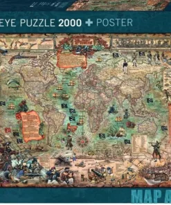 Pussel 2000 bitar Pirate World