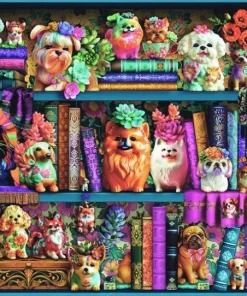 Pussel 500 bitar Precious Porcelain Pups