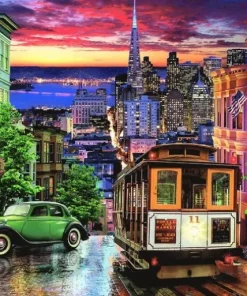 Pussel 1000 bitar San Francisco High Quality Collection