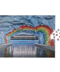 Pussel 1000 bitar Subway Art Rainbow