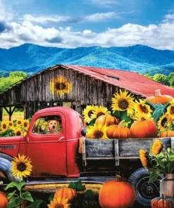 Pussel 1000 bitar Sun Flower Farm
