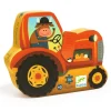 Pussel 16 bitar traktor
