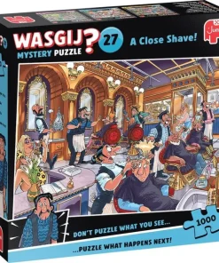 Pussel 1000 bitar Wasgij - Mystery 27 A Close Shave!