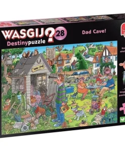 Pussel 1000 bitar Wasgij Destiny 28 : Dad Cave!