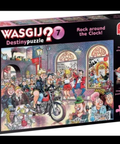 Pussel 1000 bitar Wasgij Retro Destiny 7: Rock around the clock