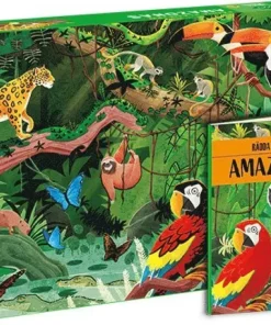 Pussel & bok - Rädda planeten: Amazonas