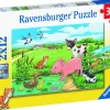 Pussel 2x12 bitar Baby Farm Animals