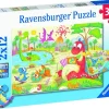 Pussel 2x12 bitar My Dino Friends