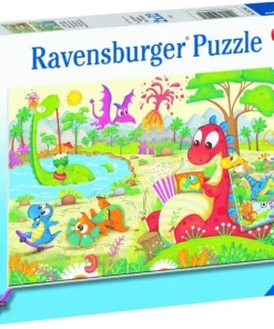 Pussel 2x12 bitar My Dino Friends