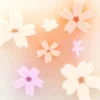 Radergummi blomma sakura