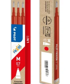 Refill Frixion Ball 0,7 3-pack röd