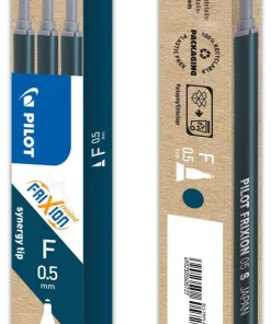 Refill Frixion Point 0,5 Synergy-Tip 3-pack blåsvart