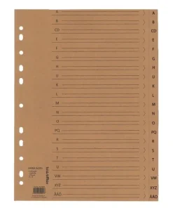 Register A4 A-Ö 150g kraftpapper