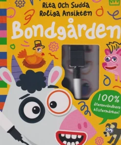 Rita och sudda roliga ansikten. Bondgården