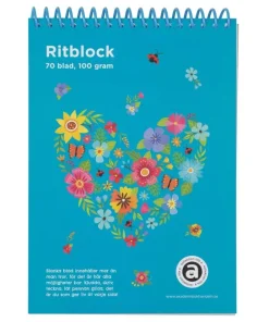 Ritblock A5 Hjärta
