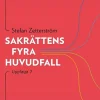 Sakrättens fyra huvudfall